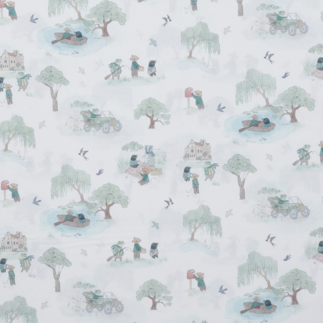 Dear Stella - Cotton - Woodland Willow - Country Living - Whisper