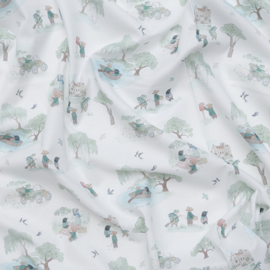 Dear Stella - Cotton - Woodland Willow - Country Living - Whisper