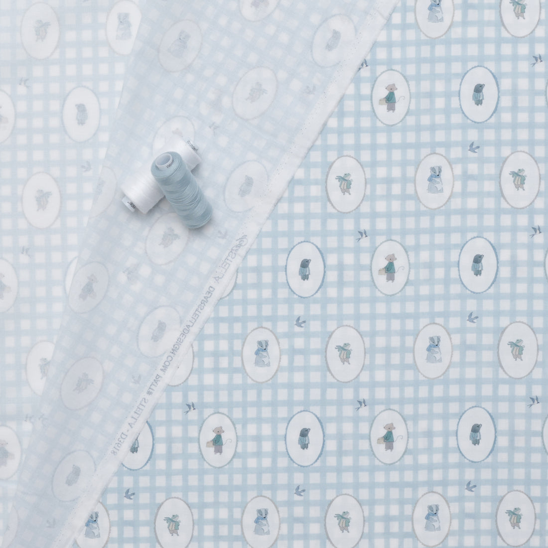 Dear Stella - Cotton - Woodland Willow - Wall Gallery - Whisper