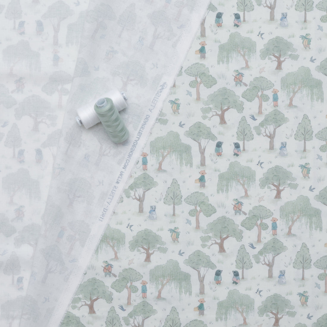 Dear Stella - Cotton - Woodland Willow - Multi