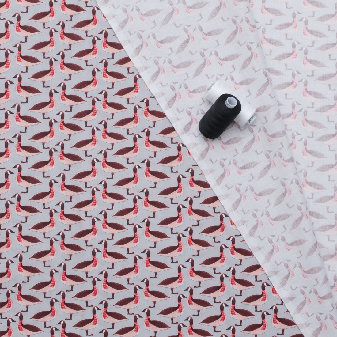 Camelot - Cotton - Oh Canada - Canadian Geese - Grey