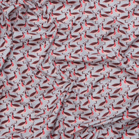 Camelot - Cotton - Oh Canada - Canadian Geese - Grey