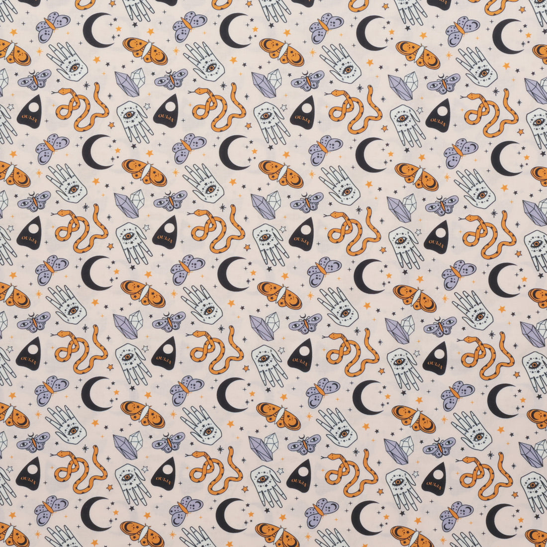 Camelot - Cotton - Ouija Collection II - Dark & Whimsical - Blush