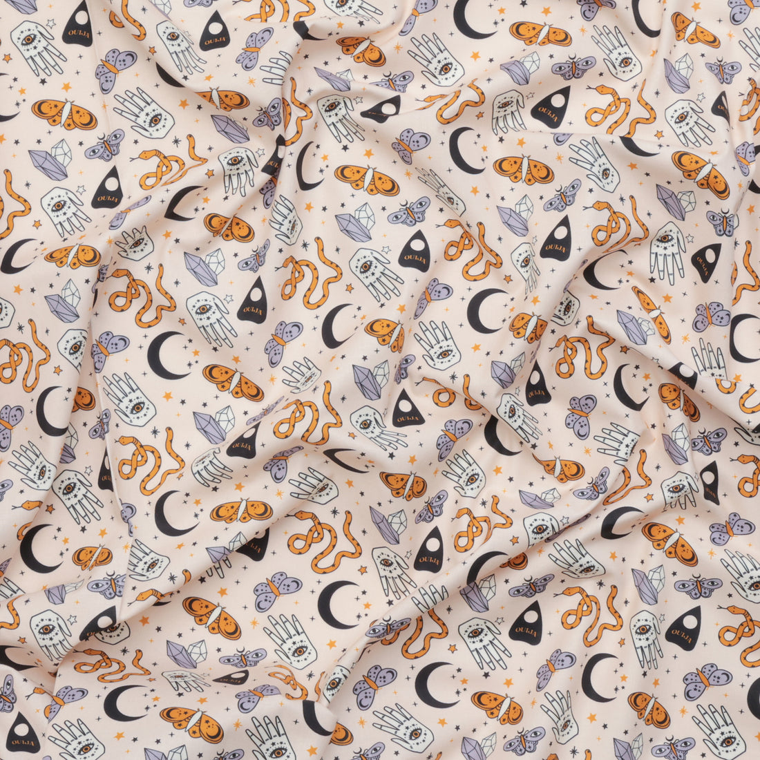Camelot - Cotton - Ouija Collection II - Dark & Whimsical - Blush