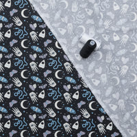 Camelot - Cotton - Ouija Collection II - Dark & Whimsical - Black