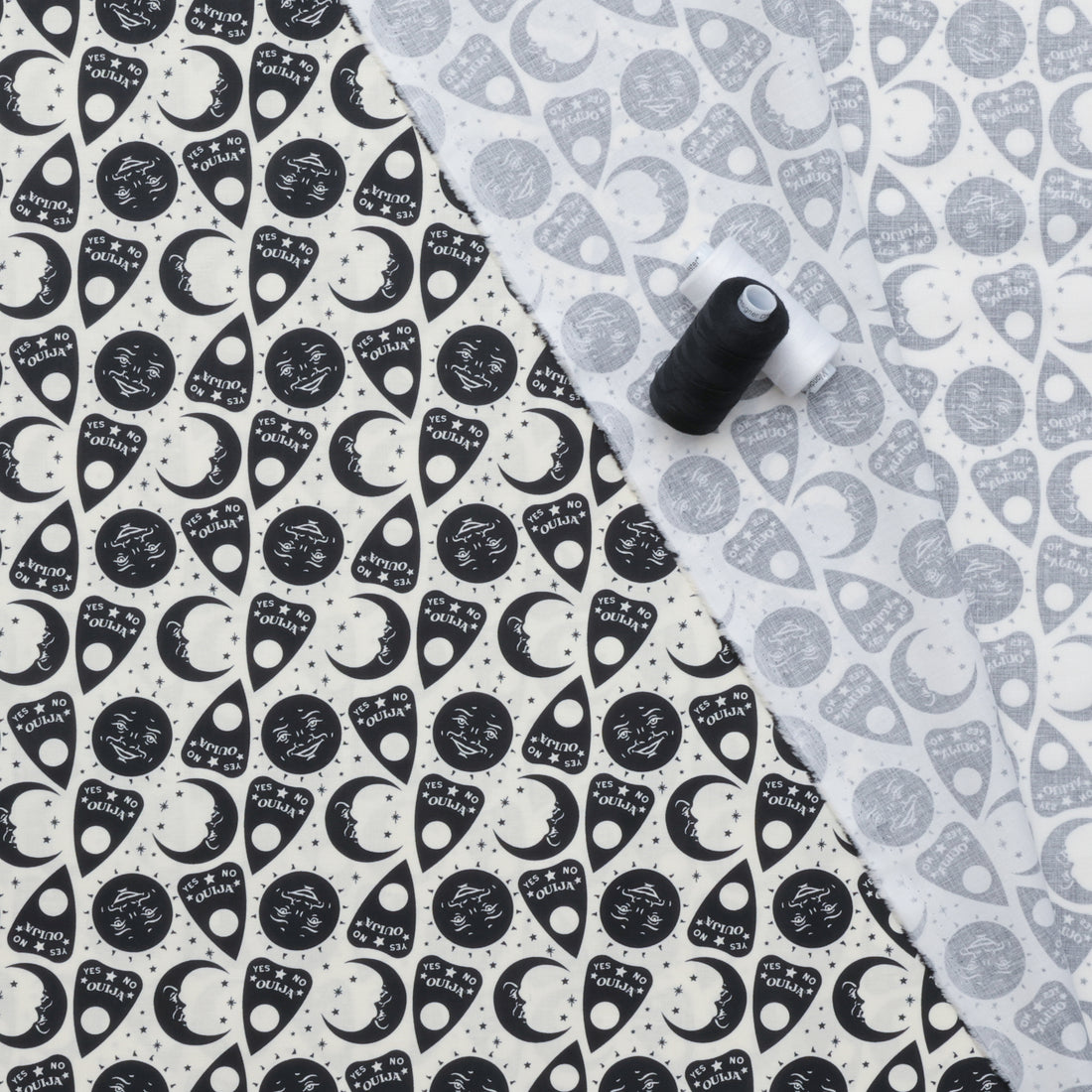 Camelot - Cotton - Ouija Collection II - Day & Night - Off White