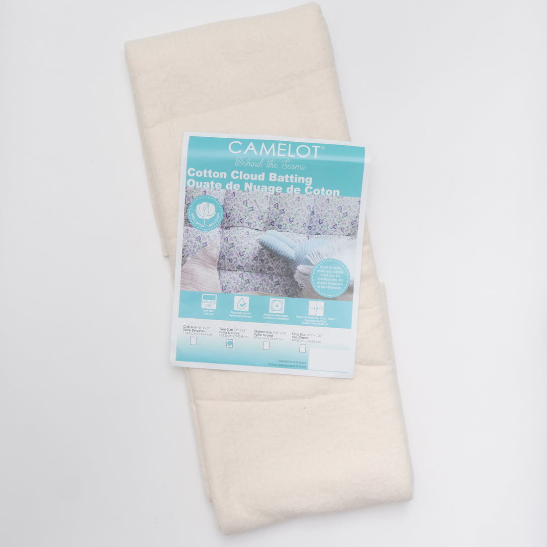Camelot - Cotton - Cloud Batting - Twin