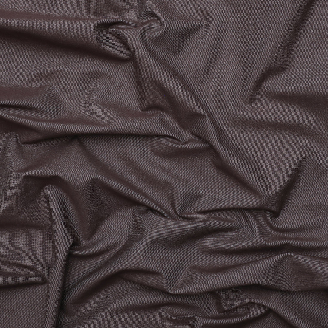 Cotton - Italian Stretch Denim - Medium Weight - Chocolate