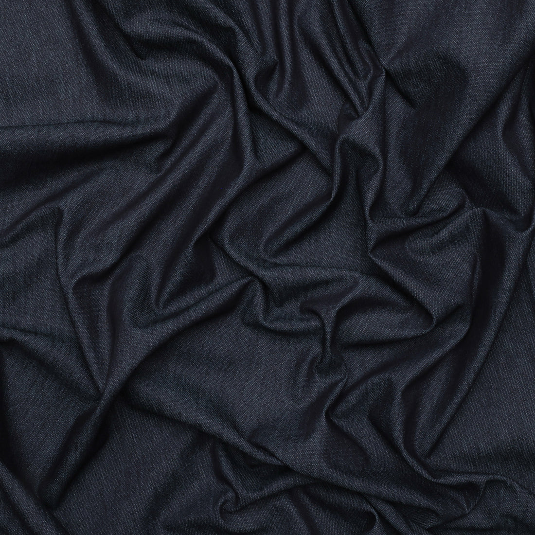 Cotton - Italian Stretch Denim - Light Weight - Dark Navy