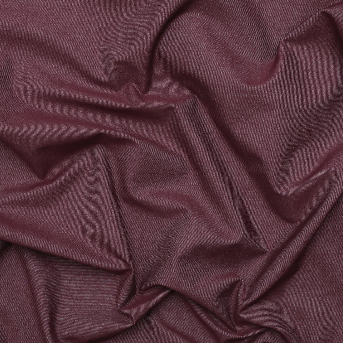 Cotton - Italian Stretch Denim - Medium Weight - Wine