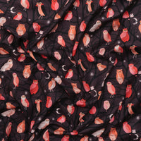 Ruby Star - Cotton - Freaky Familiars - Who Cooks For You- Eggplant