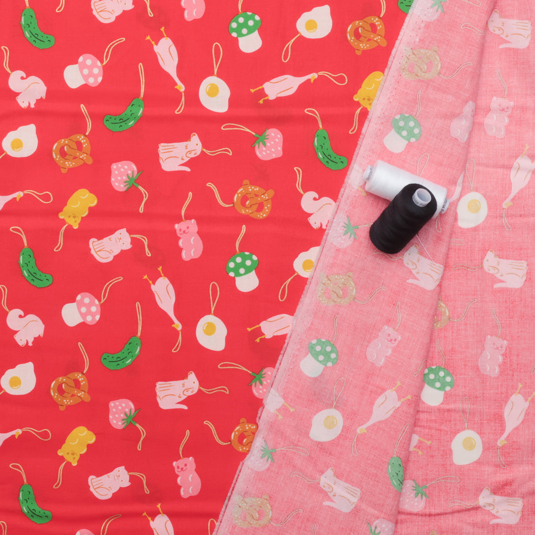 Ruby Star - Cotton - Merry Happy - Find The Pickle - Lollipop