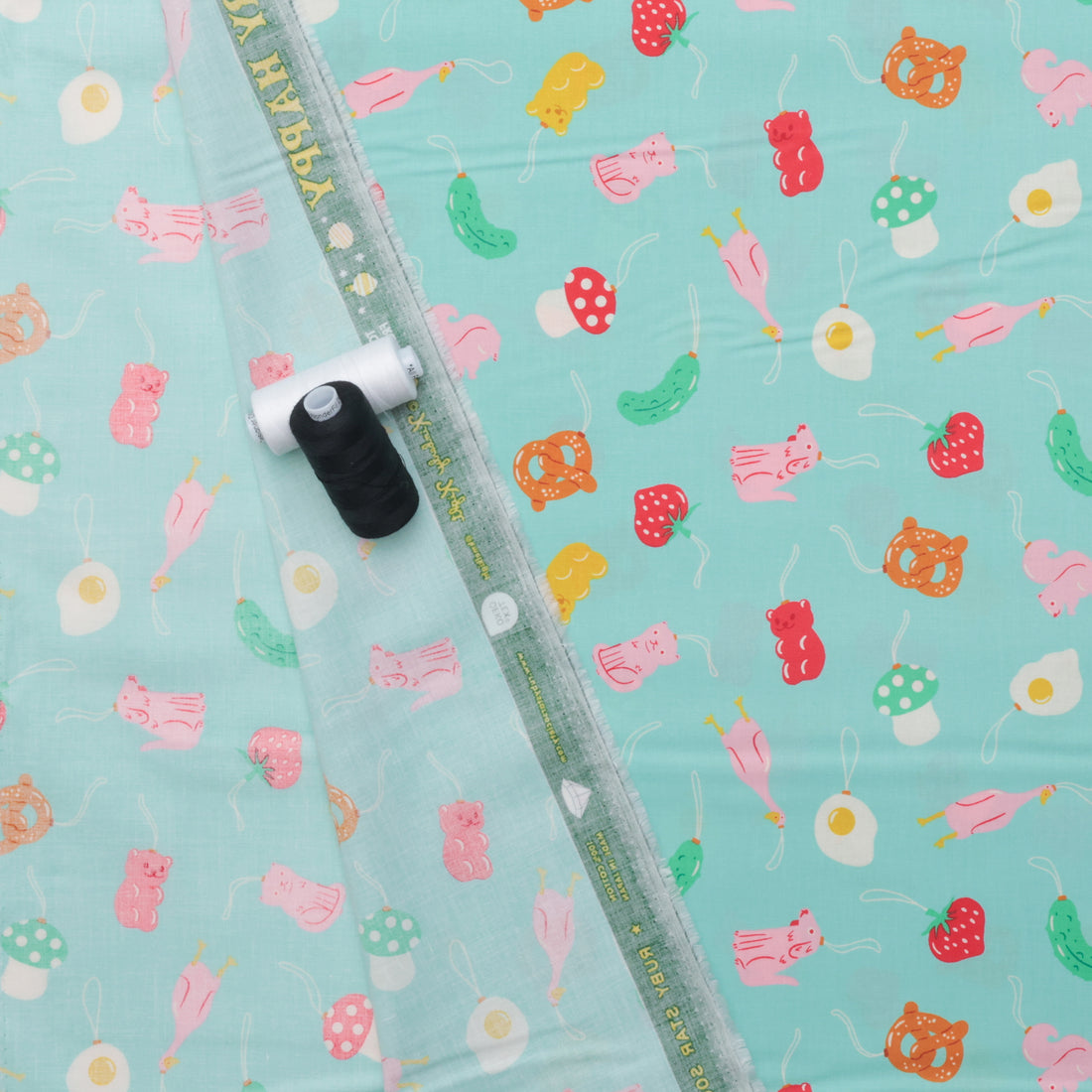 Ruby Star - Cotton - Merry Happy - Find The Pickle - Frost