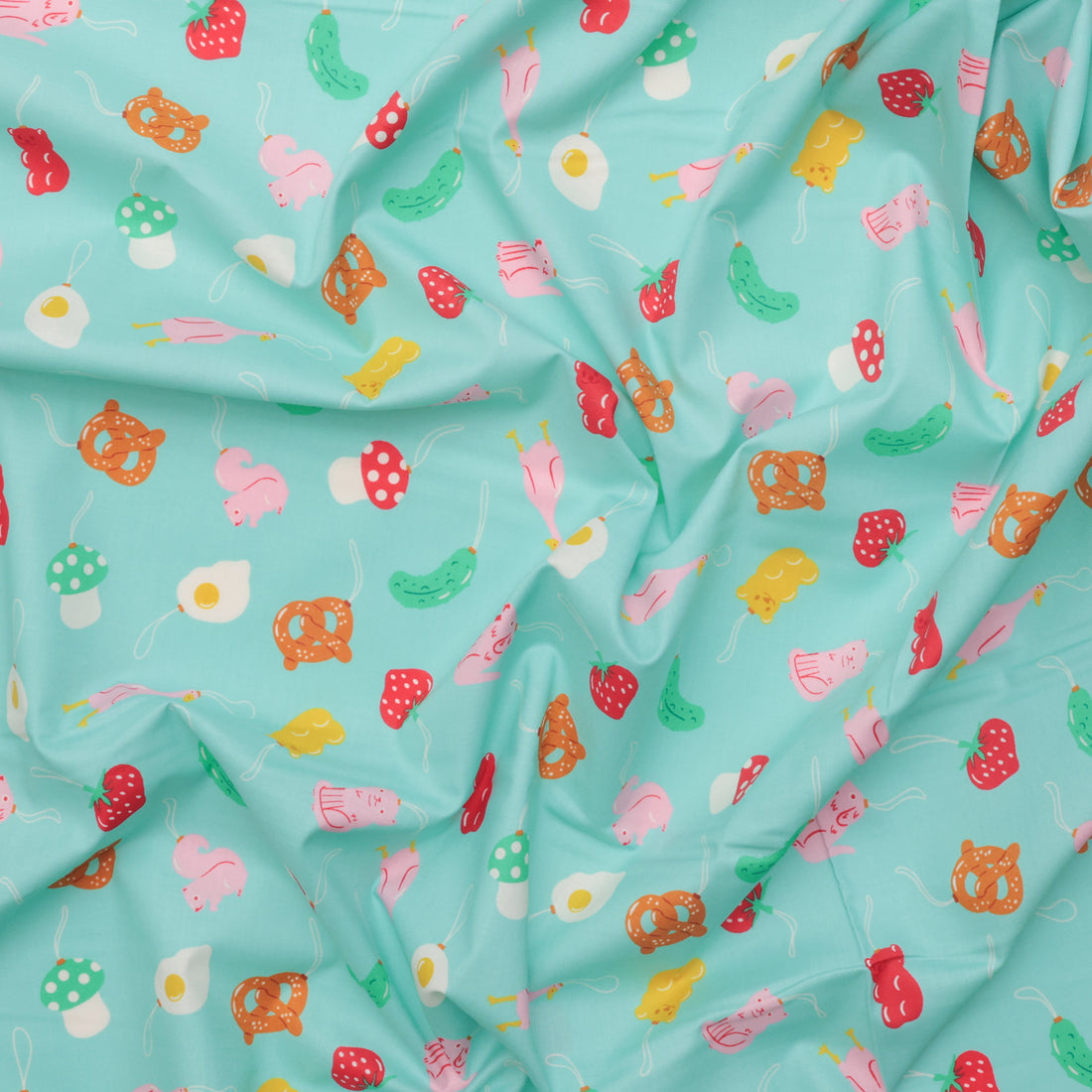 Ruby Star - Cotton - Merry Happy - Find The Pickle - Frost