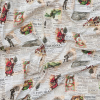 Camelot - Cotton - Joy To The World - Holiday Newspaper Clippings - Cream
