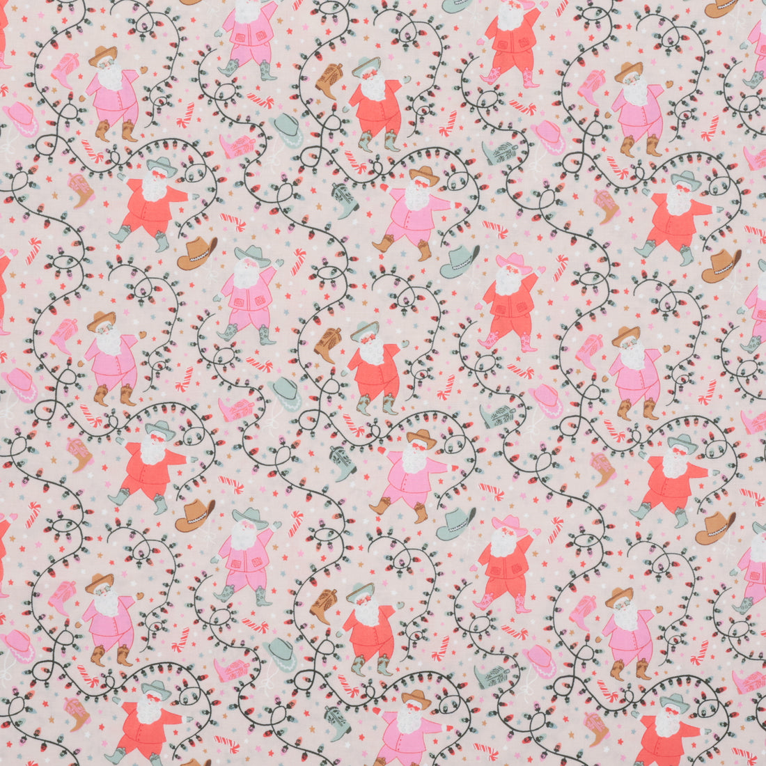 Cotton + Steel - Cotton - Yee Haw Holidays - Twinkle Tangle - Tis The Season To Be Jolly