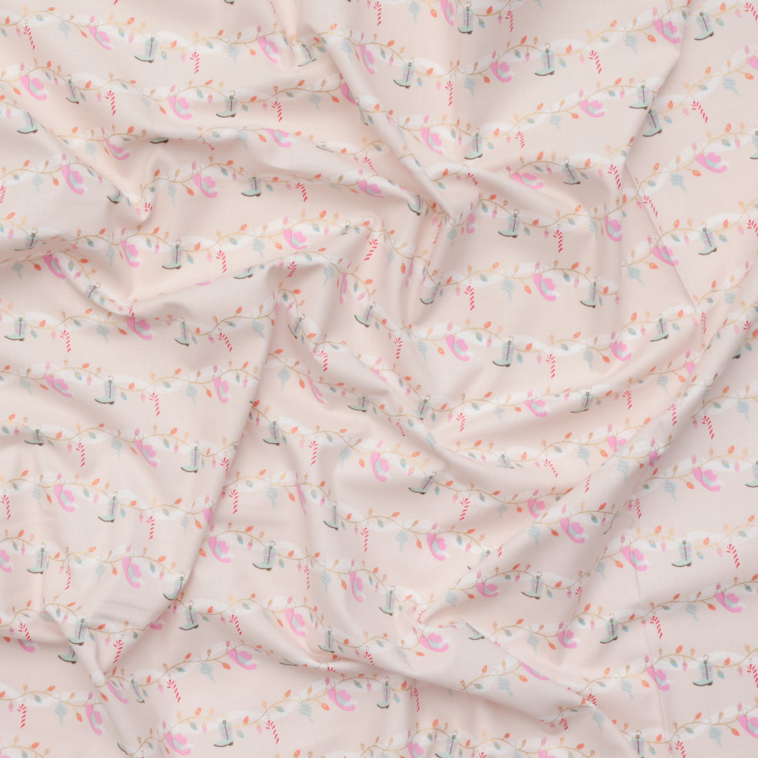Cotton + Steel - Cotton - Yee Haw Holidays - Giddy-Up Garland - There’S Snow Place Like Home
