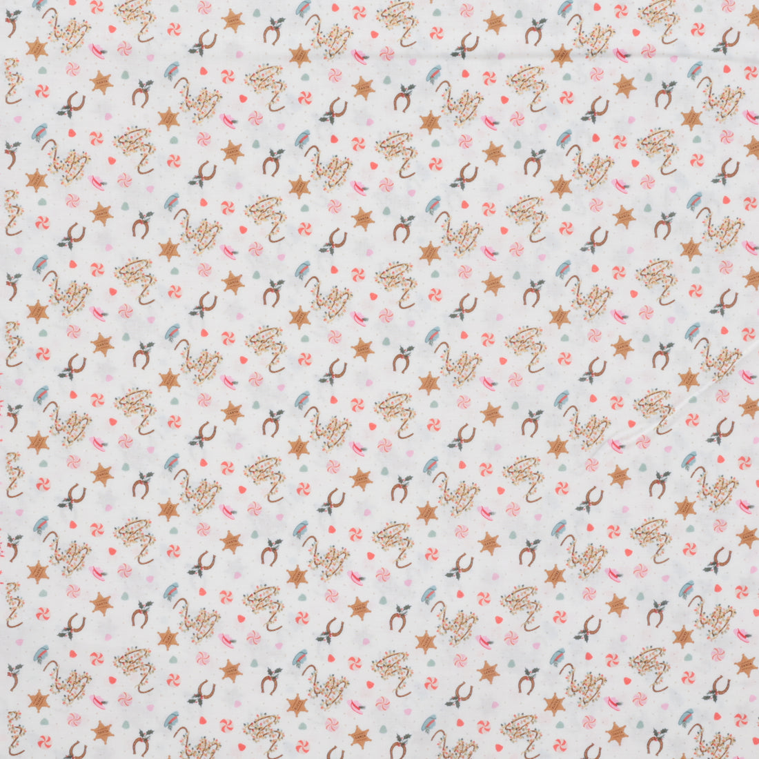 Cotton + Steel - Cotton - Yee Haw Holidays - Western Whimsy - Sparkle And Shine This Christmas