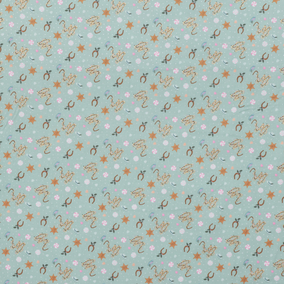 Cotton + Steel - Cotton - Yee Haw Holidays - Western Whimsy - Be Merry And Shine Bright