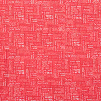 Camelot - Cotton - Letters to Santa - Letters to Santa Red