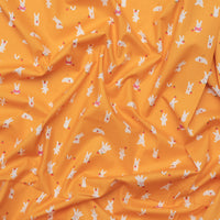 Ruby Star - Cotton - Persimmon - Bun E and Simmy - Dandelion