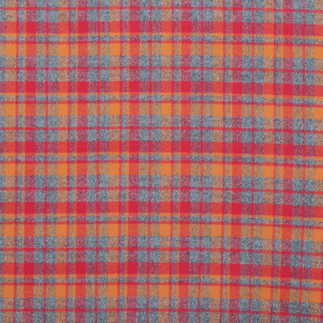 Cotton - Mammoth Flannel - Plaid - Rust