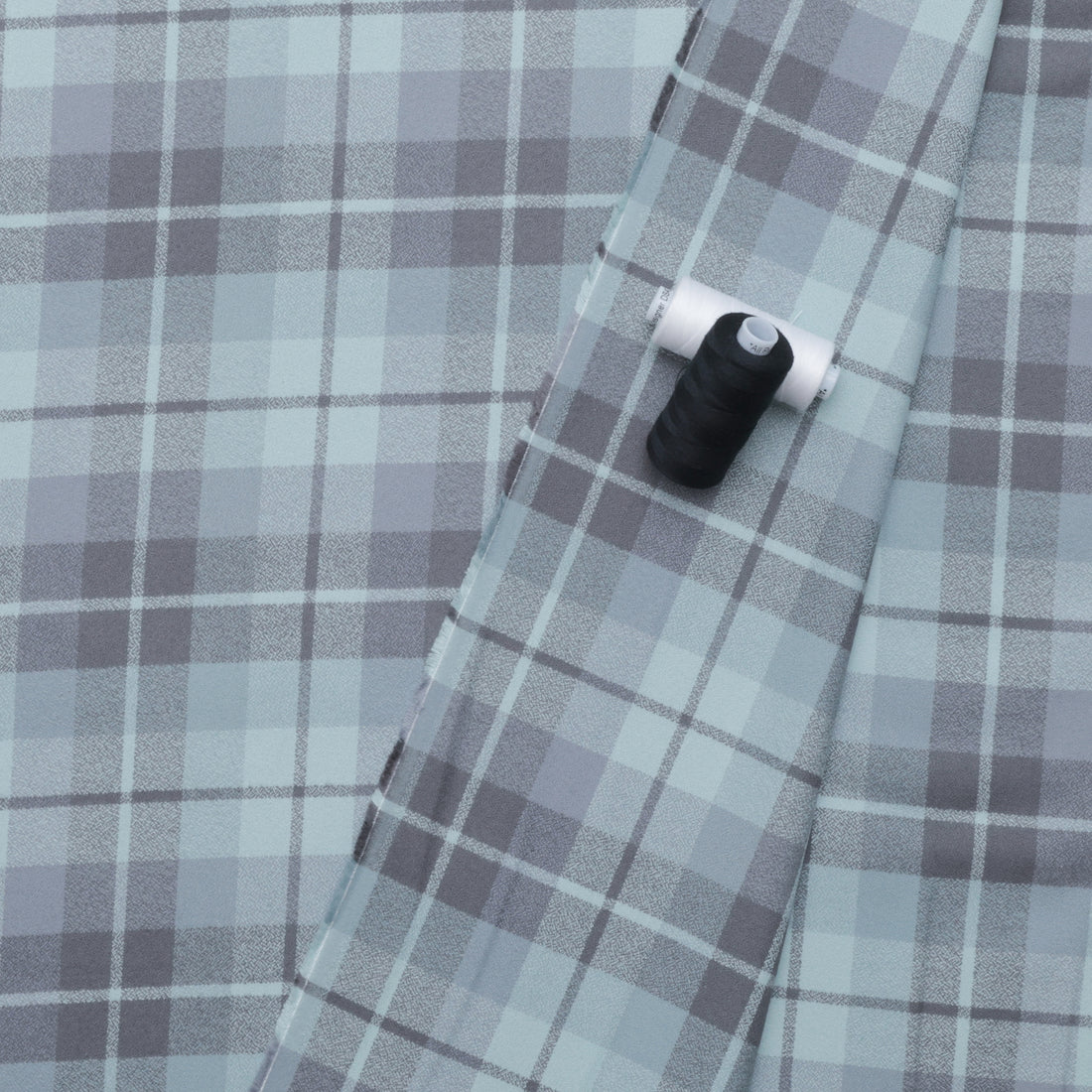 Cotton - Mammoth Flannel - Plaid - Rain