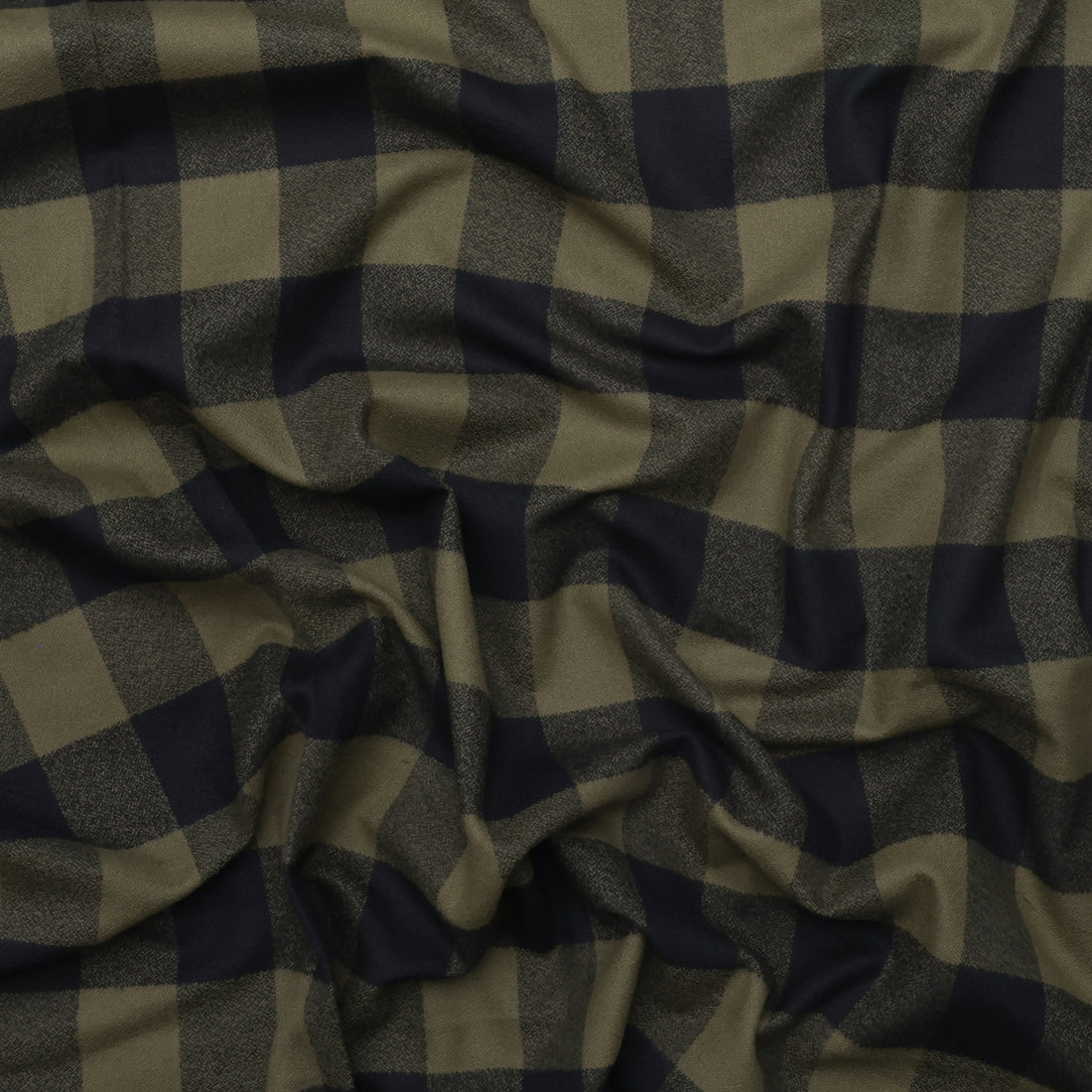 Cotton - Mammoth Flannel - Plaid - Olive