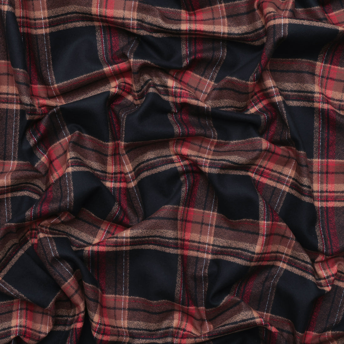 Cotton - Mammoth Flannel - Plaid - Russet