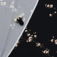 Rayon - Picasso Poplin - Digital Print - Black