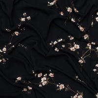 Rayon - Picasso Poplin - Digital Print - Black