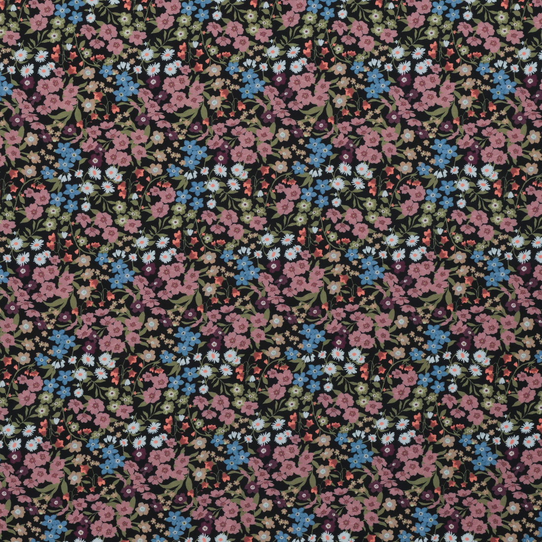 Rayon - Picasso Poplin - Digital Print - All Over Ditsy
