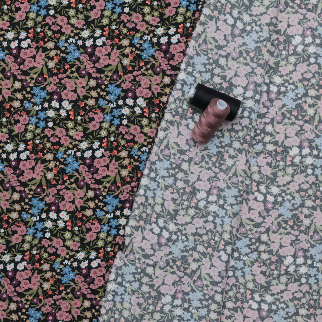 Rayon - Picasso Poplin - Digital Print - All Over Ditsy