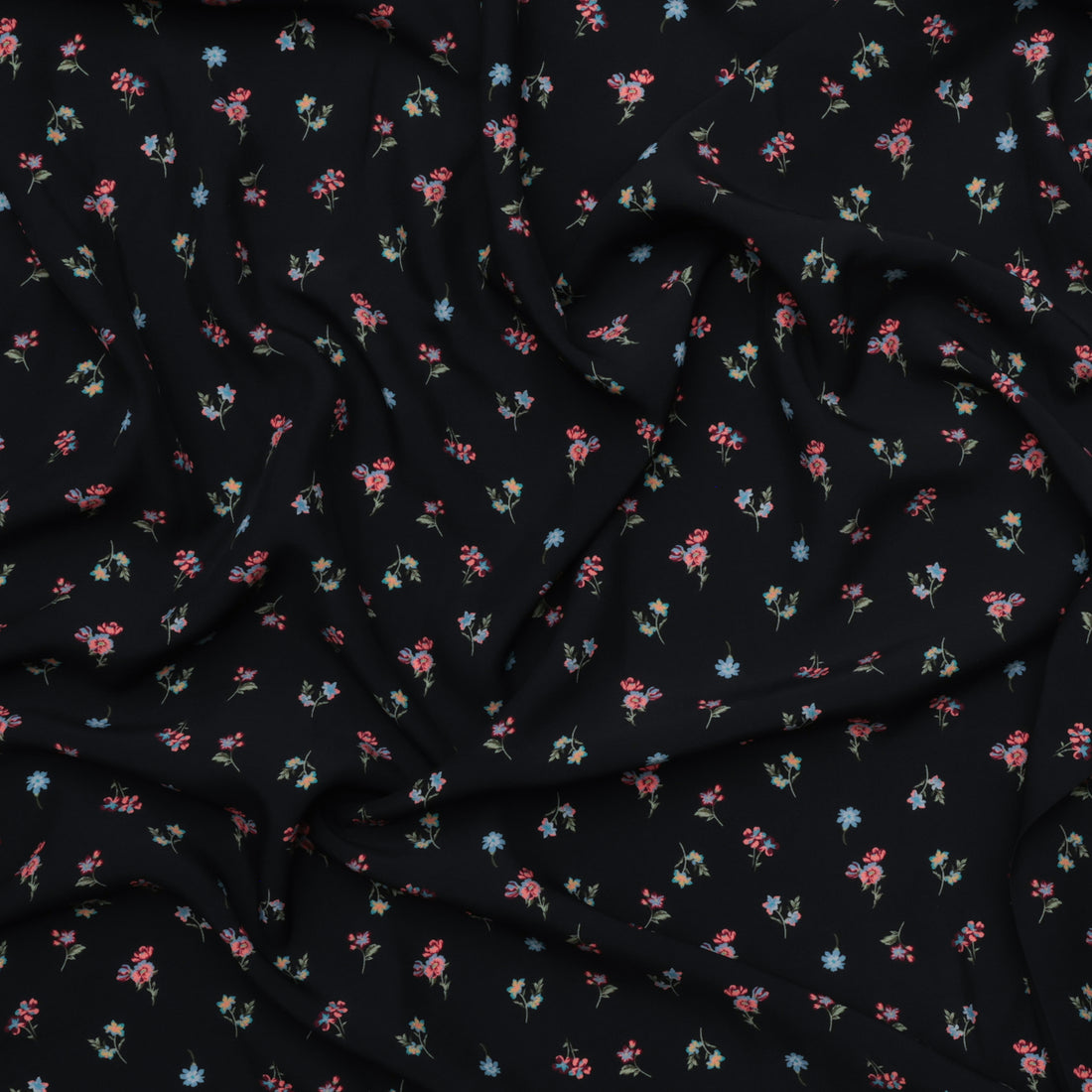 Rayon - Picasso Poplin - Digital Print - Bouquets