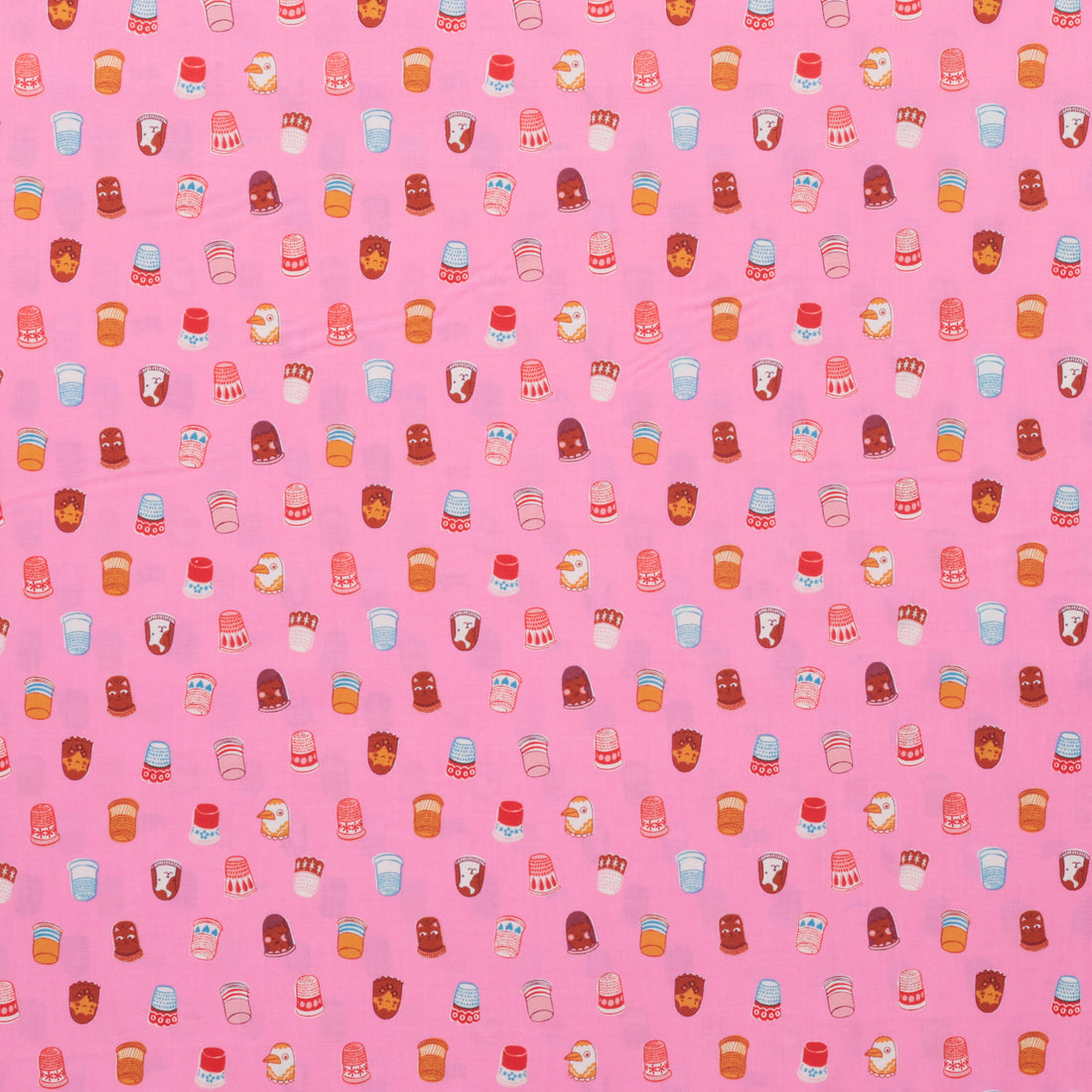 Ruby Star - Cotton - 1 800 Notion - Thimbles - Flamingo