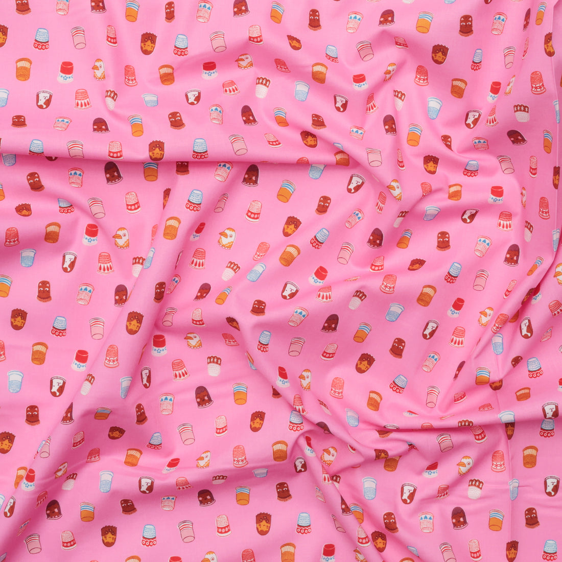 Ruby Star - Cotton - 1 800 Notion - Thimbles - Flamingo