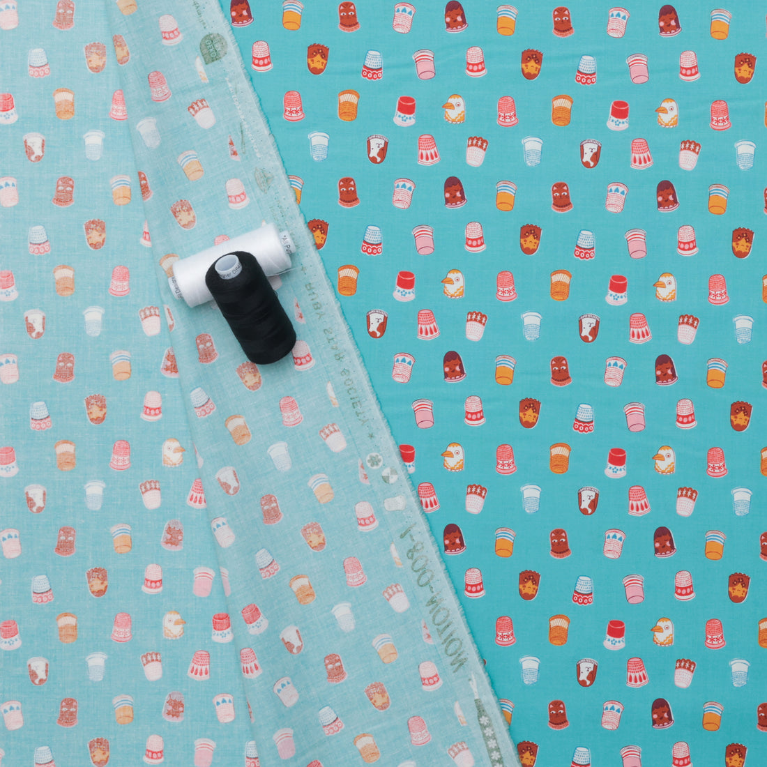 Ruby Star - Cotton - 1 800 Notion - Thimbles - Turquoise