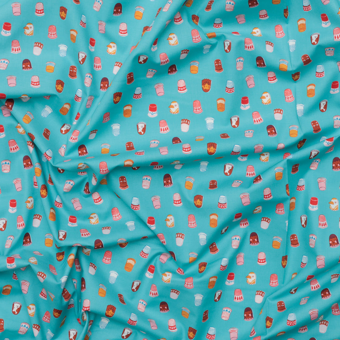 Ruby Star - Cotton - 1 800 Notion - Thimbles - Turquoise
