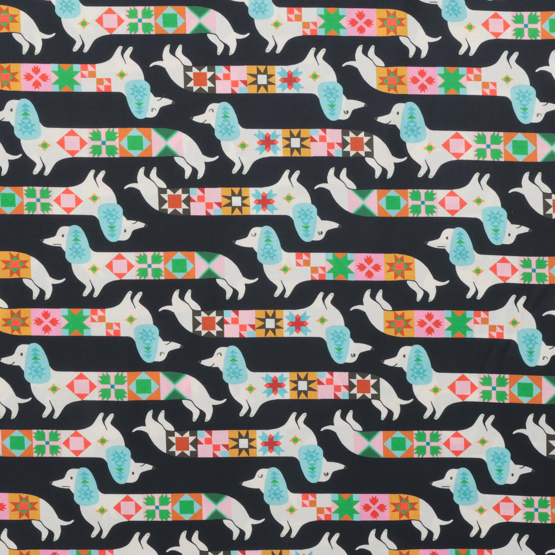 Ruby Star - Cotton - 1 800 Notion - Quilty Dog - Soft Black
