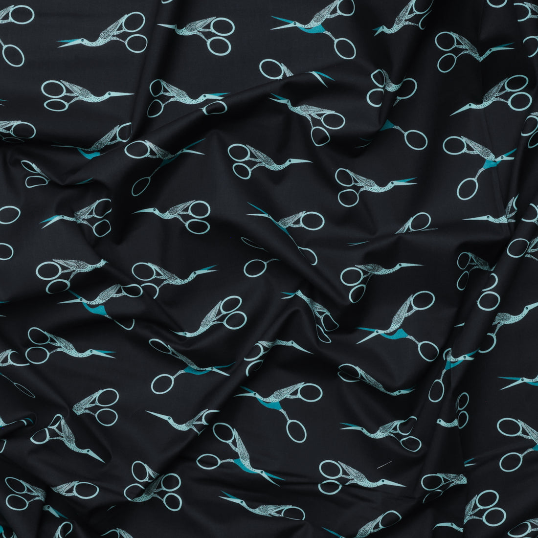 Ruby Star - Cotton - 1 800 Notion - Stork Scissors - Soft Black