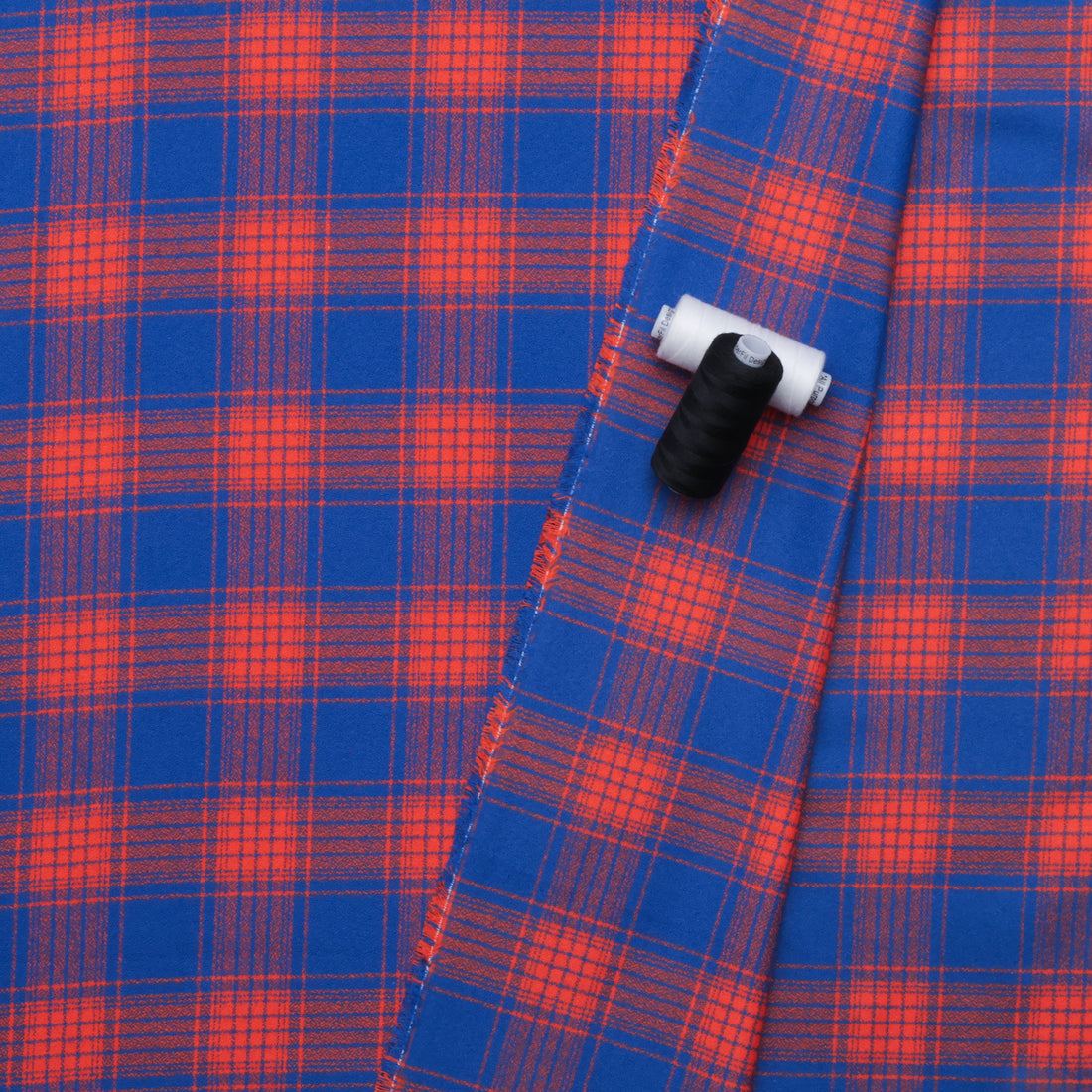 Cotton - Mammoth Flannel - Game Day - Royal Blue