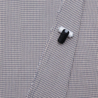 Organic Cotton - Lennon - Double Gauze Check - Oat Chambray