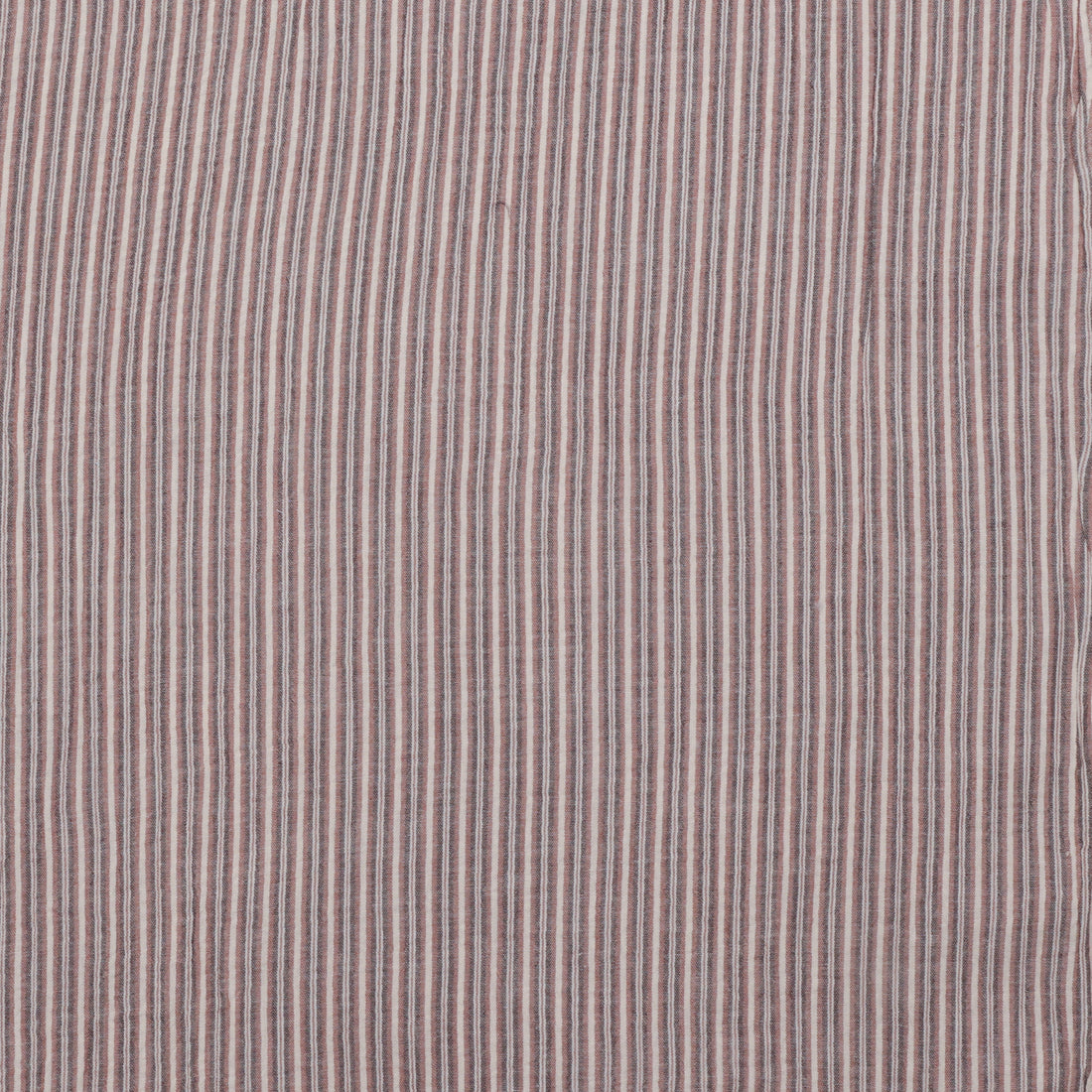 Organic Cotton - Lennon - Double Gauze Stripe - Cocoa