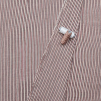 Organic Cotton - Lennon - Double Gauze Stripe - Cocoa