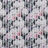 Linen - Digital Print - Black Multi