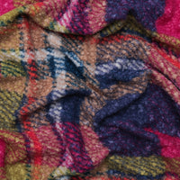 Poly - Teddy Plaid - Fuchsia Chartreuse