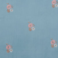 Katia - Cotton - Double Gauze Embroidery - Winter Flowers
