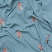 Katia - Cotton - Double Gauze Embroidery - Winter Flowers