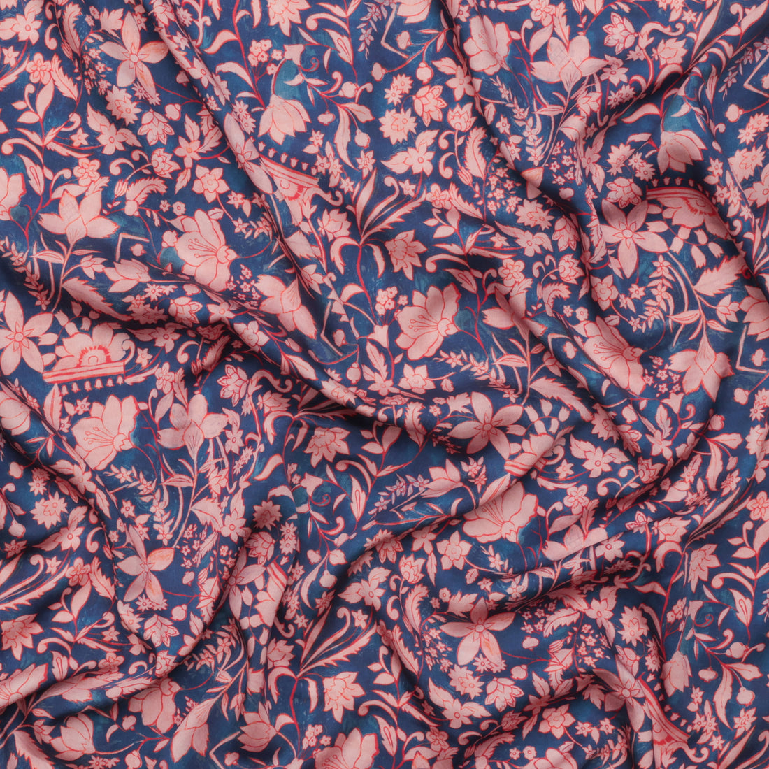Katia - Rayon - Satin Print - Indiana Flowers