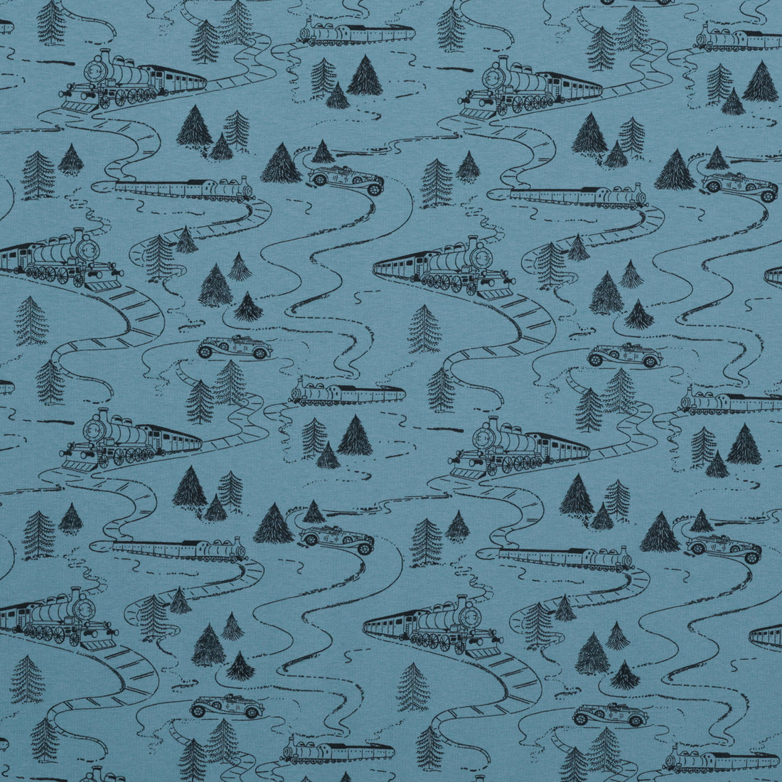 Katia - Cotton Blend - Winter Fleece - Vintage Trains